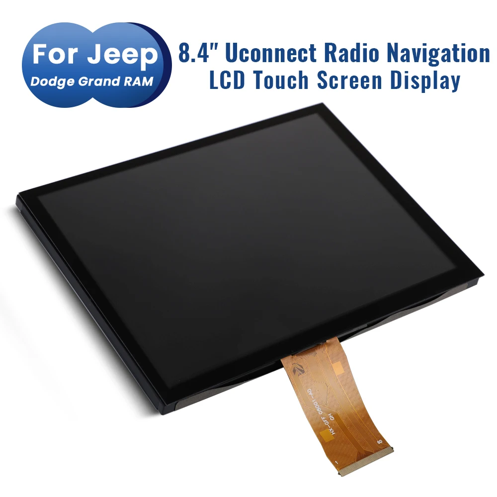 

8.4 inch LCD Display LA084X01(SL)(01) SL01 SL02 with Capacitor Touch Screen Digitizer for Chrysler Dodge Jeep VP4R 2017-2021 Nav