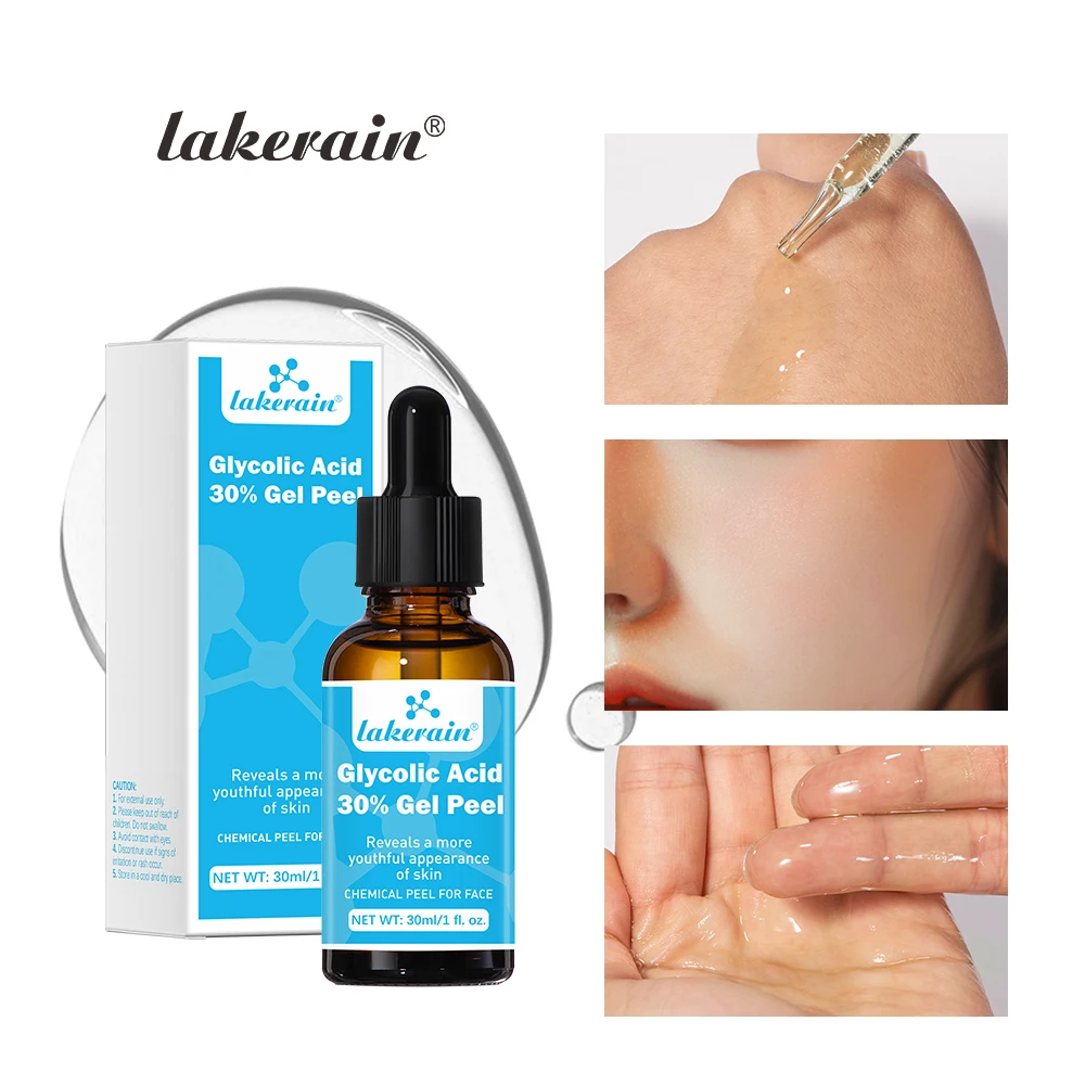 30% Glycolic Acid Peel Gel Professional Grade Chemical Facial Peel For Acne Blemishes, Collagen Boosts, Wrinkles, Fine Lines