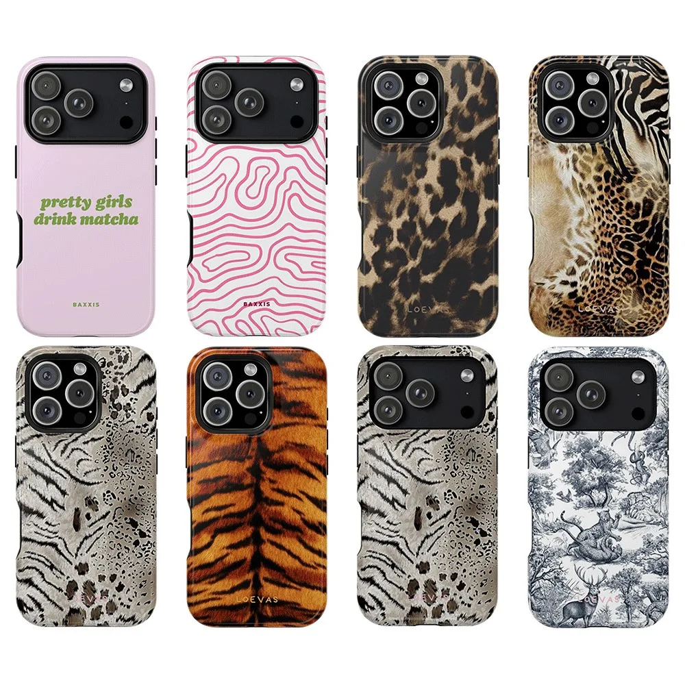 Pink Swirl Phone Case for Samsung Galaxy S20 S22 S23 S24 S25 S26 FE Plus Ultra Edge 4G 5G Luxury Double-layer Back Cover