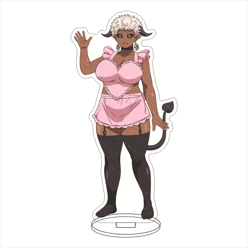 Anime Plus-Sized Elf Acrylic Stand Figure Display Plus Sized Elf Cosplay Charm Cartoon Desktop Model Plate Decor Gift