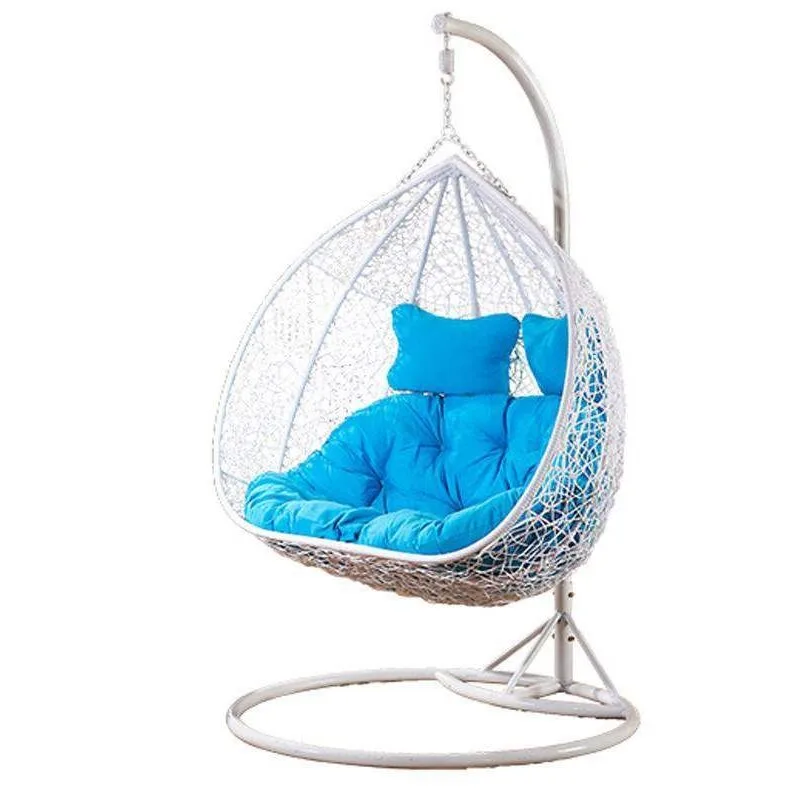 rattan chair hanging basket indoor swing, lounge chair balcony swing, dormitory hanging chair adult bird's nest single double