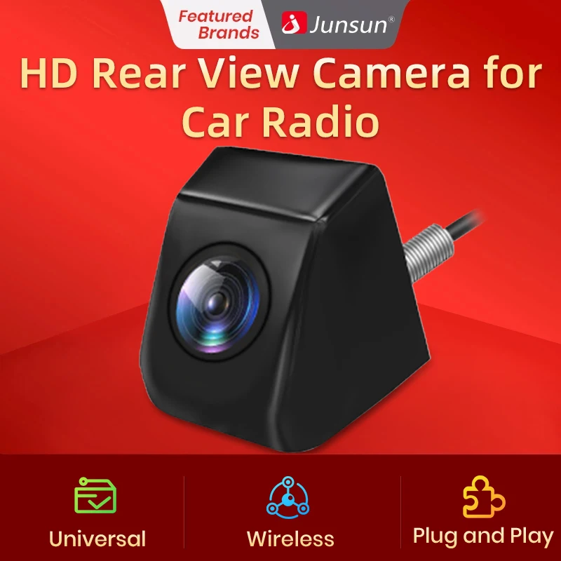 

Car Rearview Camera 480P Resolution WaterProof 120°Wide-Angle Reverse Backup Parking Camera for Junsun DVD Car Accessories