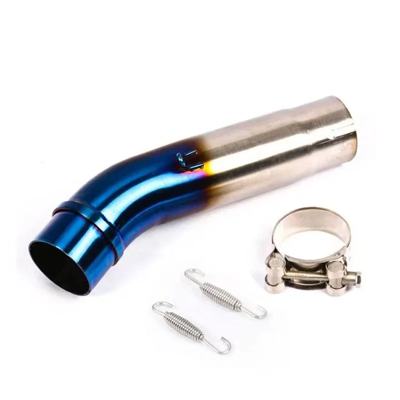 51mm Exhaust Mid Link Pipe for Honda CB400/500/500X/500F CBR400/500 2016-2022, Motorcycle Muffler Connector - view 6