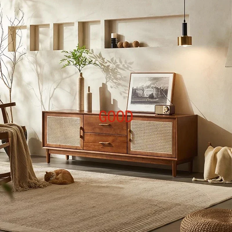 Nordic Furniture Farmhouse Tv Stand Living Room Storage Salon Movable Display Unit Cabinet Luxury Corner Meuble Tv Pedestal