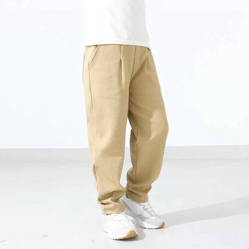 

Boys' Pants Spring and Autumn New Children's Sports Trousers Older Children's Plus Fat Flat Trousers