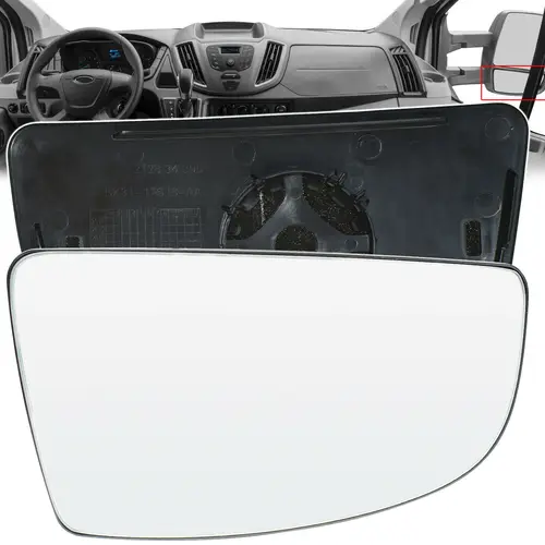 Imagen 2 del producto Espejo retrovisor de puerta inferior para coche Ford Transit MK8 2014, cristal de lado derecho, piezas exteriores de marcha atrás, 1 piezas