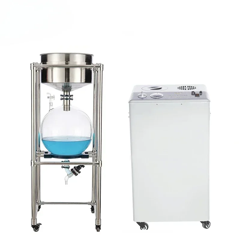 HVF-50L 50L Stainless Steel Buchner Funnel Vacuum Filter with   Flask