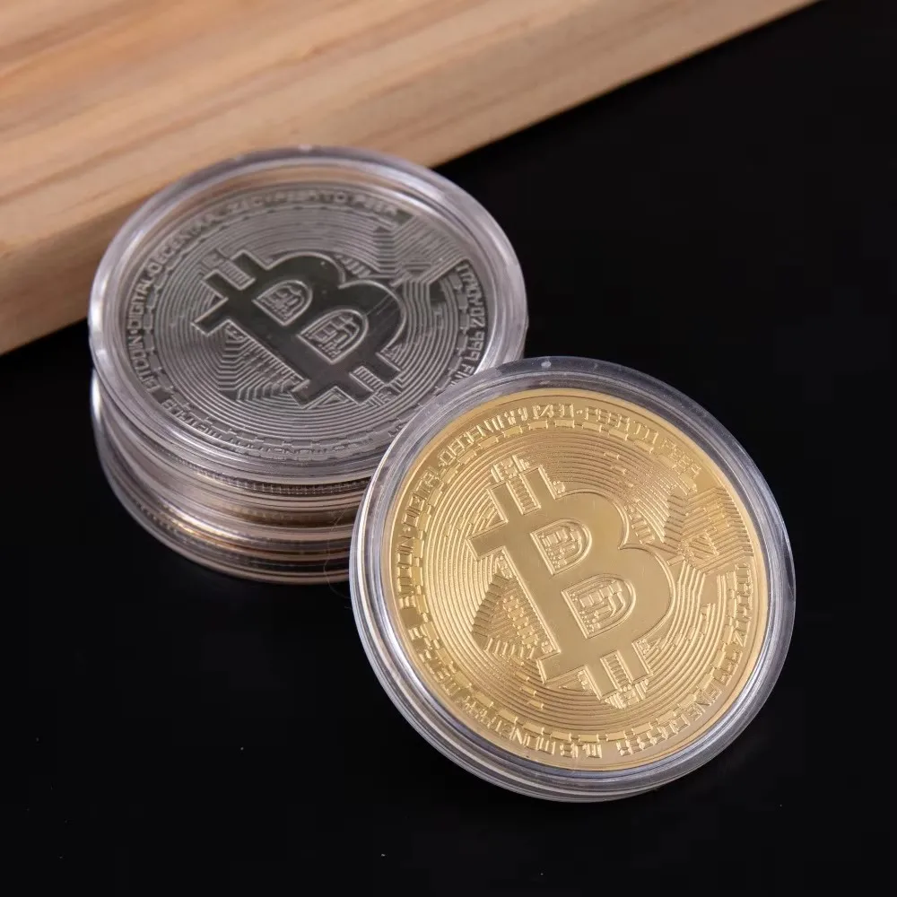 1/3pcs Coin Bitcoin Virtual Coin Bitcoin Foreign Coin Federation Insurance Event Gift Commemoration
