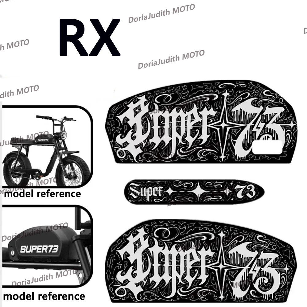 Super73 sticker high-quality specialized battery waterproof decorative graffiti pattern suitable for super 73 RX super73