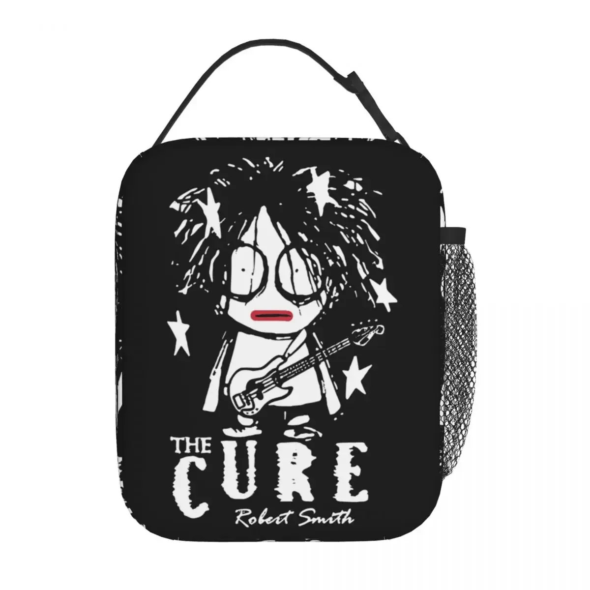 Music Rock Band Cure Insulated Lunch Bag for Women Resuable Robert Smith Cooler Thermal Lunch Tote Office Work School