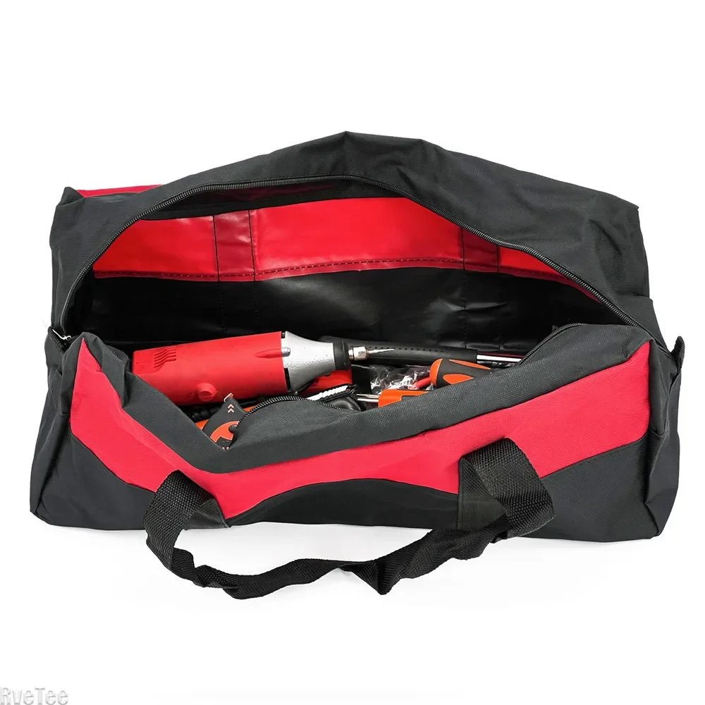 19In Multi-functional Tool Storage Bag Oxford Cloth With Wide Mouth Large Tool Tote Bag For Electrician Carpenter Mechanic NEW