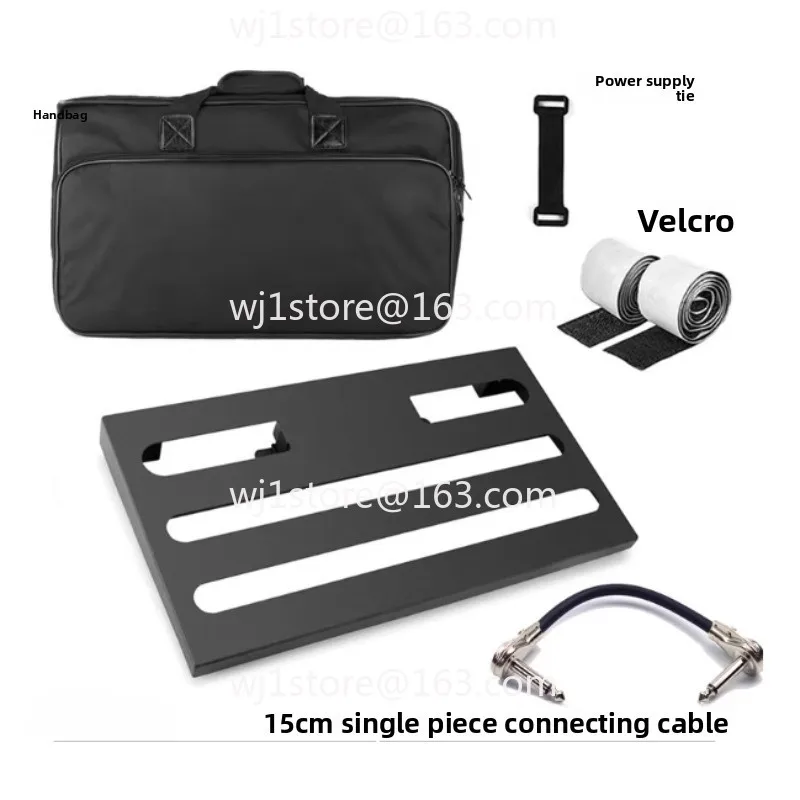 Shelf Foot Pedal Aluminum Alloy Strap Carry Bag Storage Bag Velcro Electric Guitar Accessories