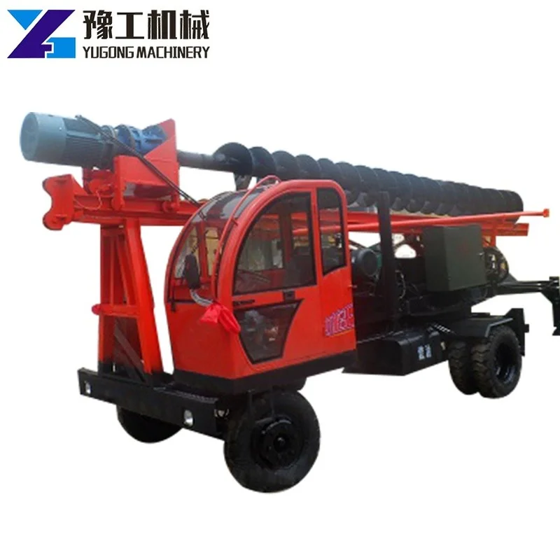 Yu Gong 2023 Safe Assured Drill Rig Machine Installation Tractor Pile Driver Drilling Equipment for Large Commercial Projects