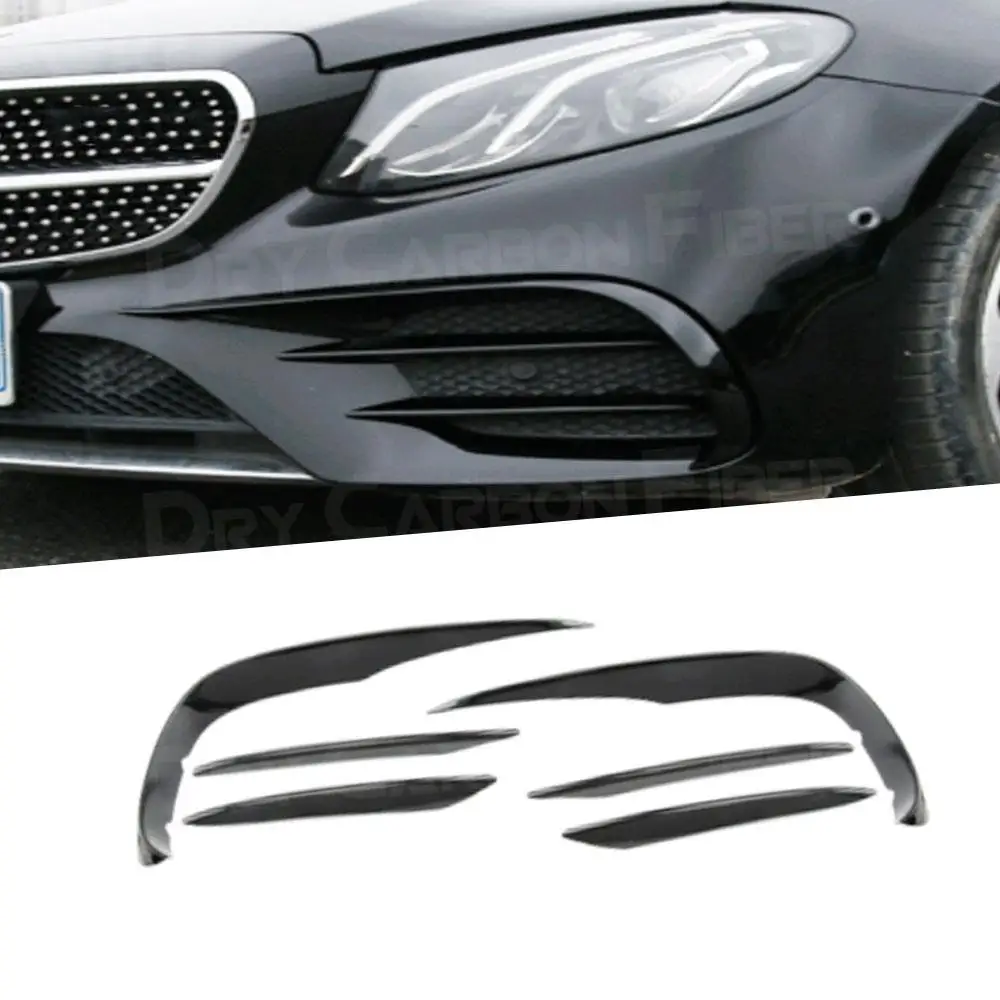 

Накладки-сплиттеры (канарды) на передний бампер из АБС-пластика для Mercedes-Benz E-класса C238 E200 E300 E400 E500 Sport 2-дверный 2017-2019