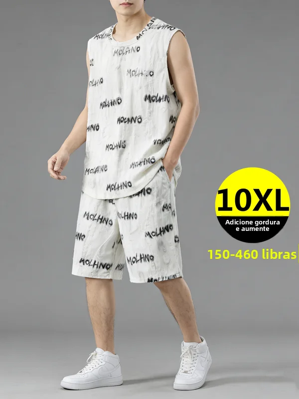 ensemble-de-shorts-et-t-shirt-grande-taille-a-perforations-coupe-ample-manches-courtes-pour-homme-en-polyester-style-decontracte-et-sportif-ideal-pour-l'ete