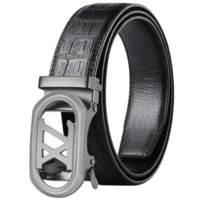 Cintura da uomo di marca di lusso Cinture famose di design aziendale in pelle di alta qualità per uomo Cintura jeans Cintura con fibbia in metallo maschile