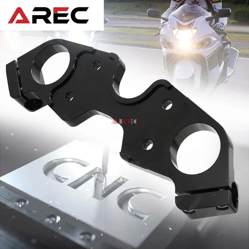 

For SUZUKI HAYABUSA GSXR 1300 1999-2020 GSX-R1300 Motorcycle Parts Arashi Front Spiky Triple Tree Top Clamp Lowering Frame