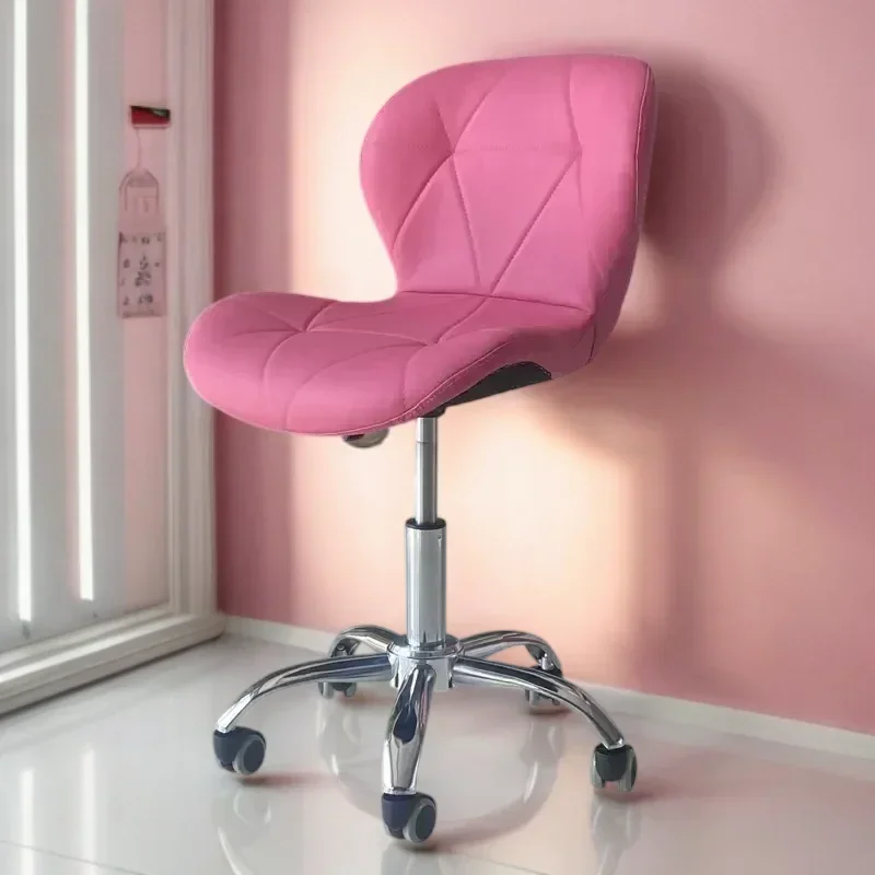 Professional Hairdressing Barber Chairs Pedicure Makeup Wheels Chairs Esthetician Lashistas Beauty Sillas Para Salon Furniture