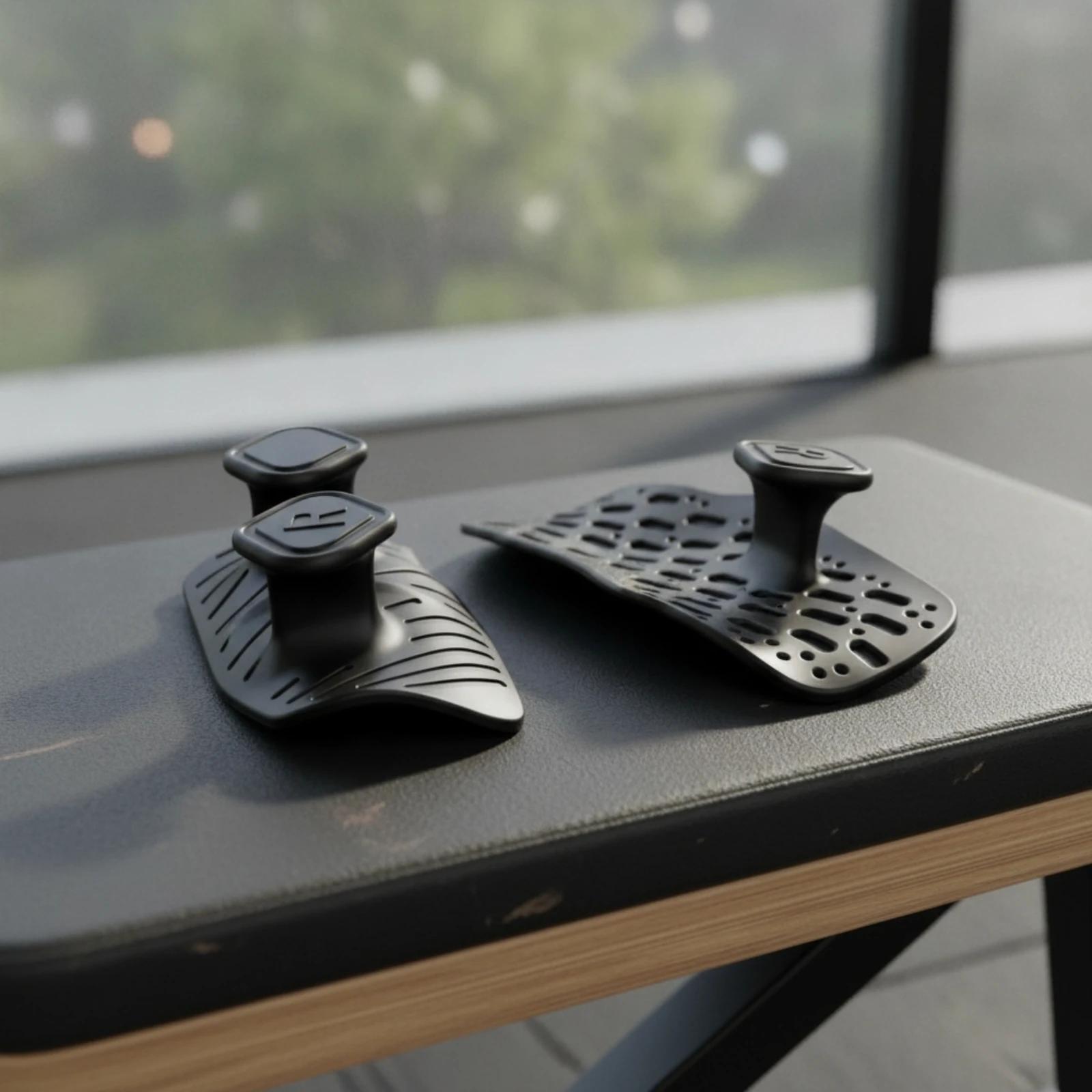 Coussinets de préhension pour haltérophilie en silicone épais, poignées de levage texturées, coussinets de levage flexibles et rembourrés