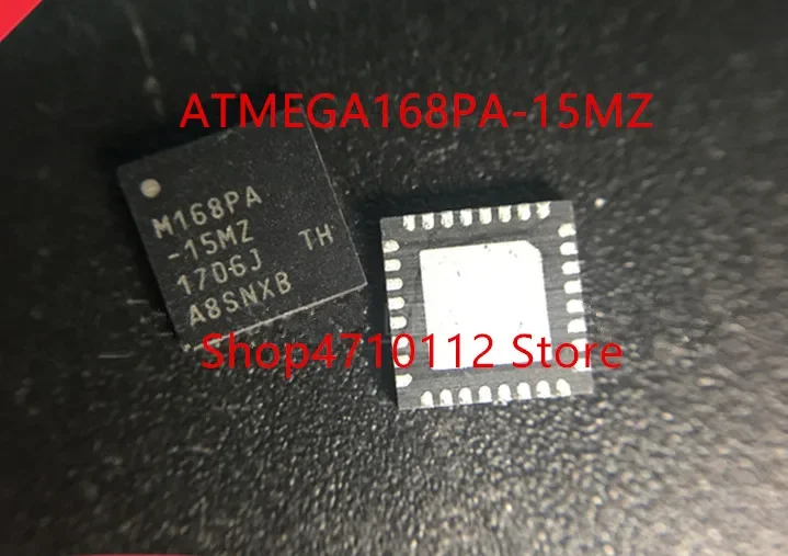 Free shipping NEW 10PCS/LOT ATMEGA168PA-15MZ  ATMEGA168PA ATMEGA168 M168PA QFN32