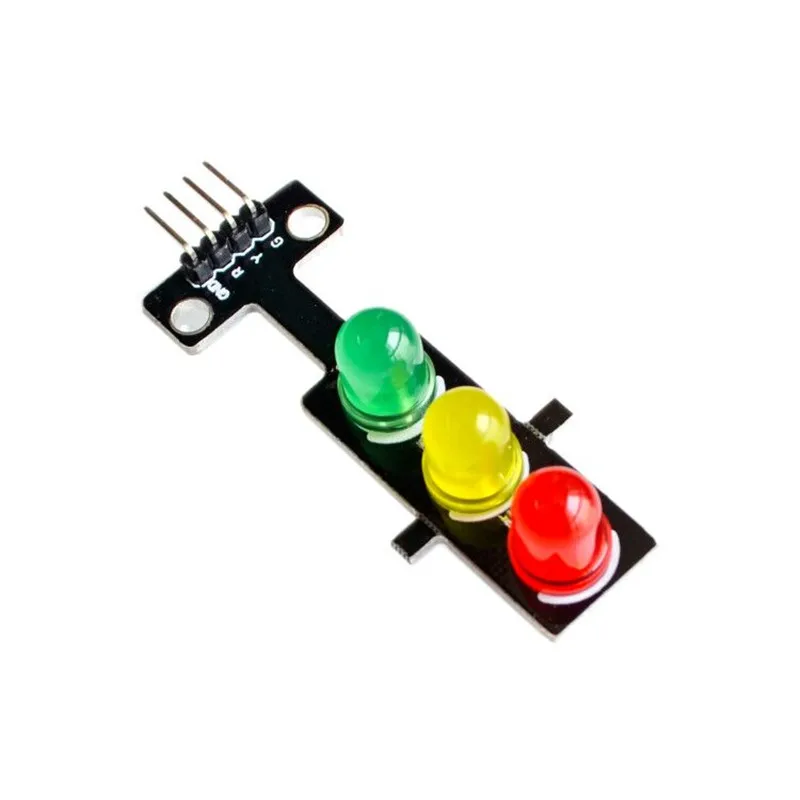 

LED Traffic Signal Lamp Module 5V Red Green Yellow Light Emitting Module For Arduino