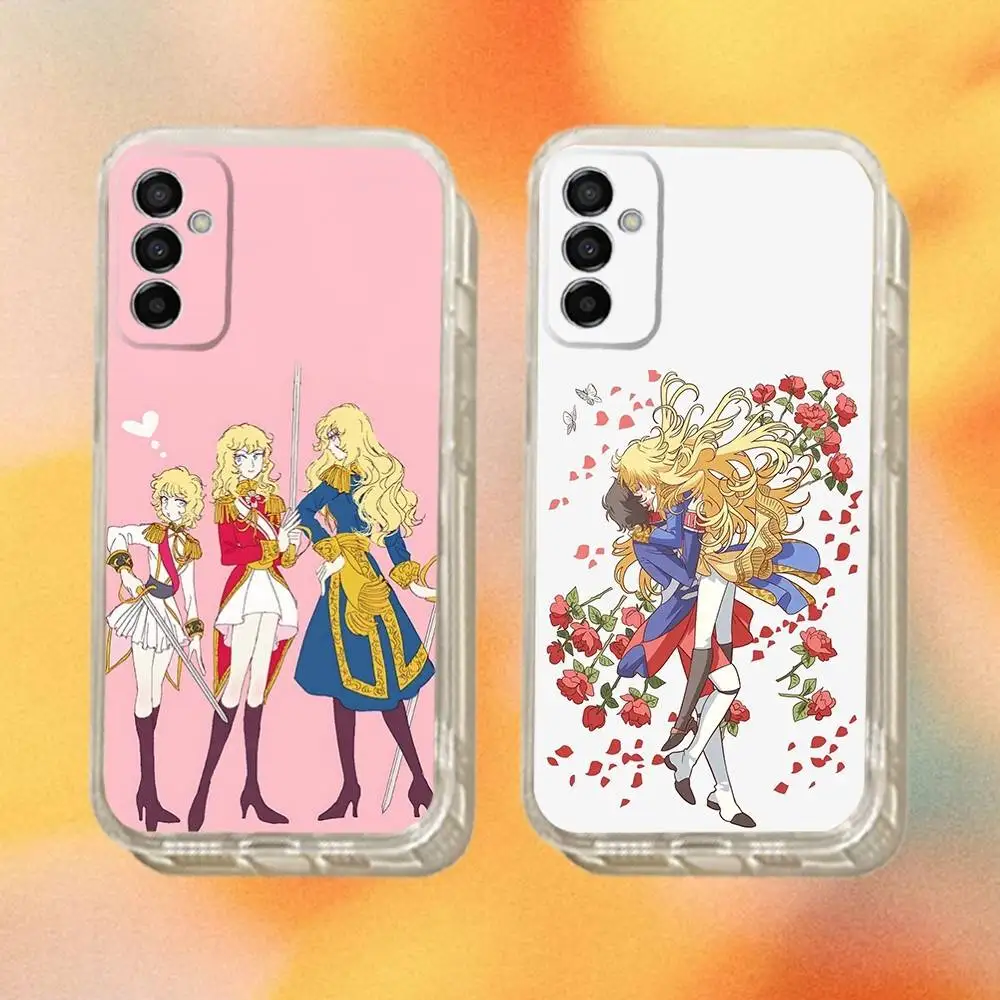 

Lady O-Oscar Phone Case For Samsung S24,30,21,22,23,20 FE,lite,PIus,Ultra,5G,Note,9,10 Transparent Cover