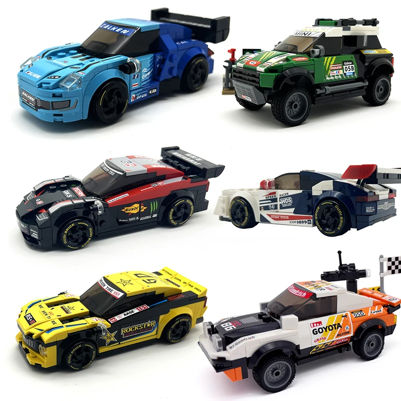 Esportes super carro de corrida cidade suv modelo kits conjunto para entusiastas & brinquedos das crianças meninos blocos de construção presente aniversário natal