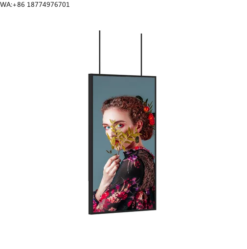 65 Inch Window Display Double-sided Advertising Machine Delivering Marketing Information From Both Inside/outside Perspectives