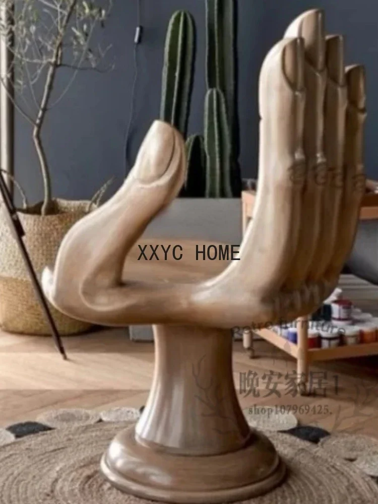 

Кресло Palm Chair Деревянное кресло для отдыха в американском стиле Легкое роскошное кофейное кресло