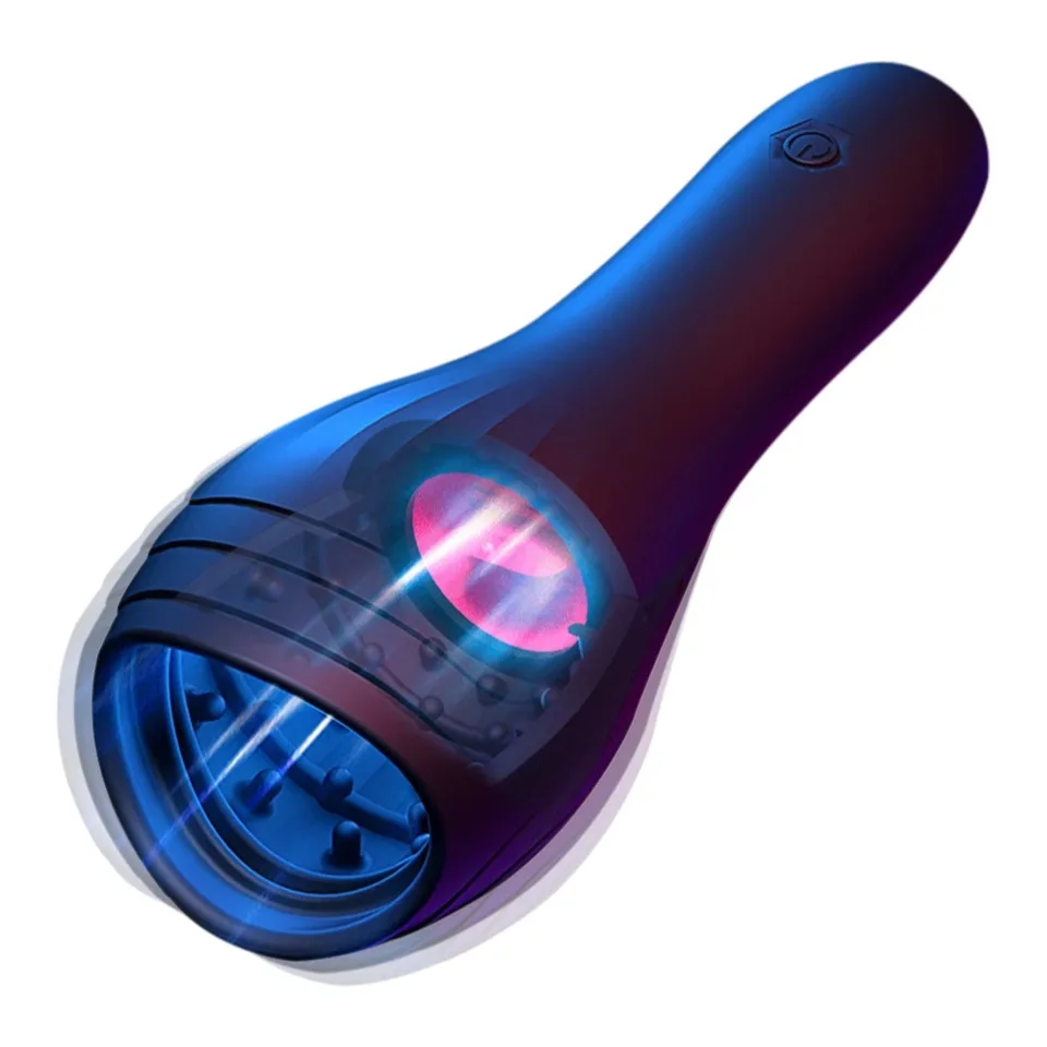 Handheld Penile Trainer Vibrating Aircraft Cup Product Male Masturbation Device Vibrator Sex Toy For Men Masturbating Mini Cup