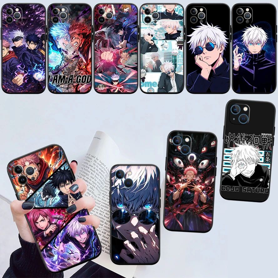 FD22 Gojo Jujutsus Shell Phone Case for Samsung Galaxy Note 10 20 S23 S24 S25 Ultra FE Plus Edge Lite A02S A35 A07 A17