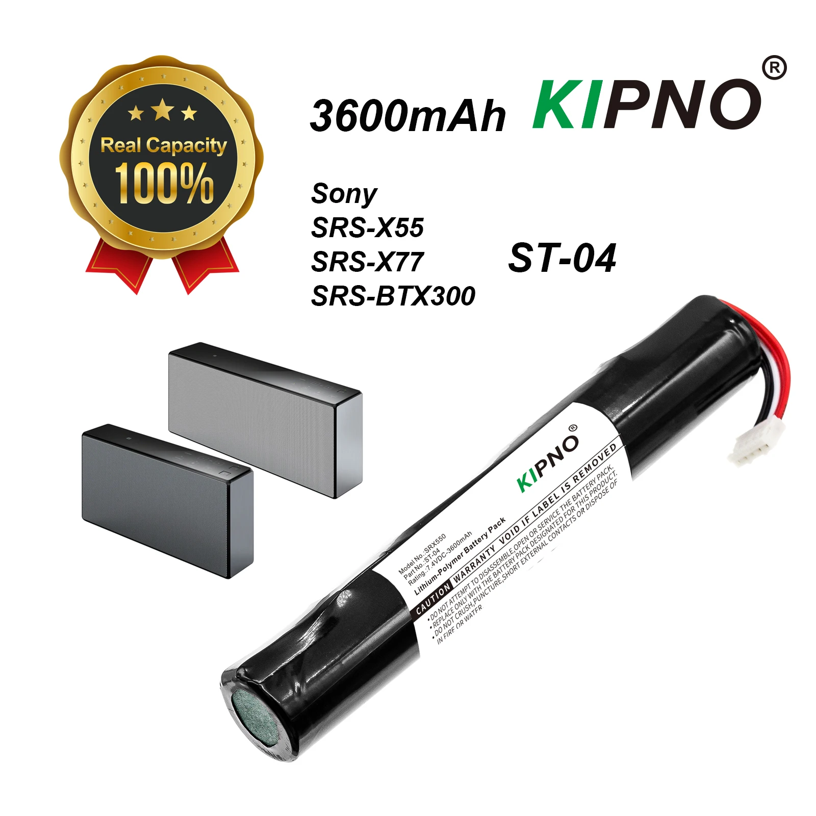 

Speaker 3600mAh Battery For Sony SRS-X55 SRS-X77 SRS-BTX300