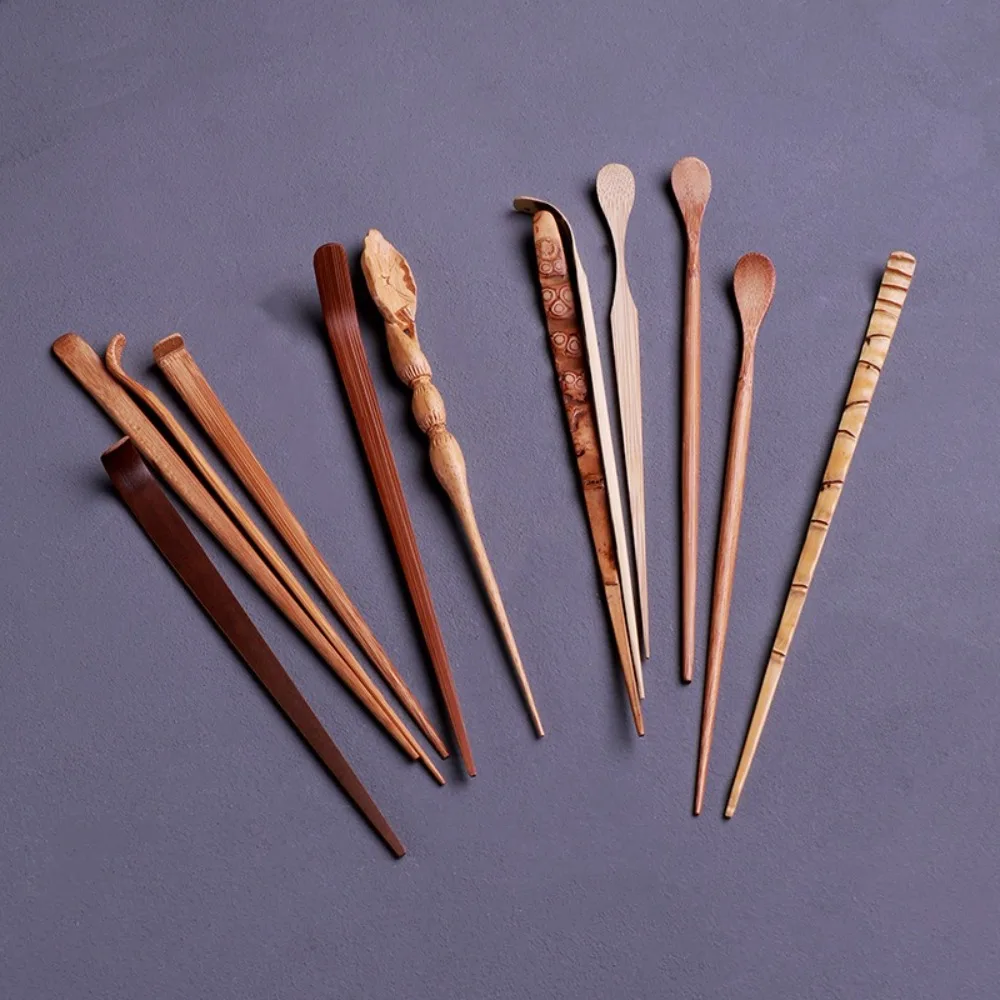 جديد الخيزران الشاي العصي تشاشاكو 18 سنتيمتر التقليدية ماتشا ملعقة اليابانية الكلاسيكية ورقة ملعقة حفل الشاي ماتشا مغرفة #2