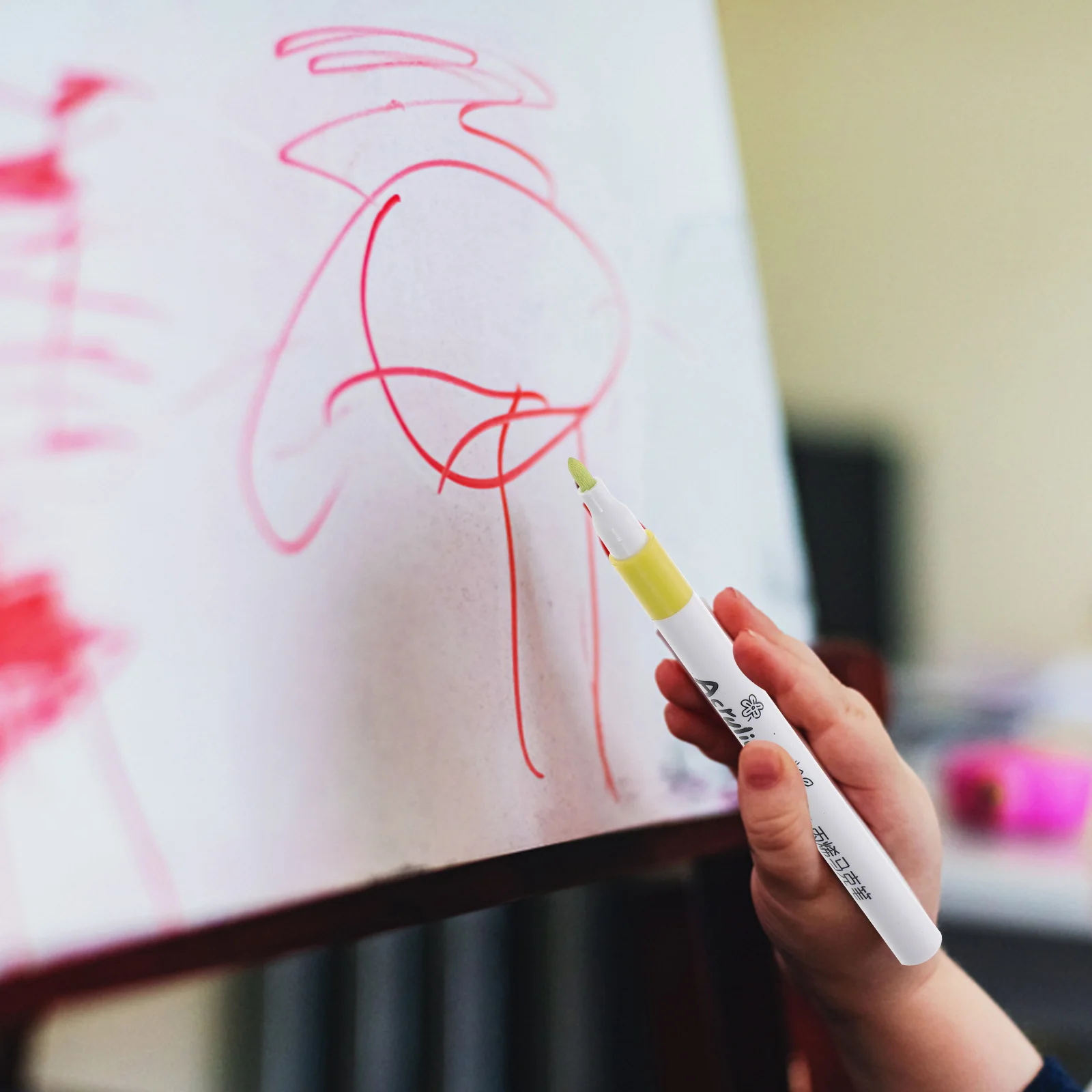 

36pcs Acrylic Paint Markers Flexible Tip Smooth Writing Art Supplies For Adults Diy Painting Drawing Coloring Kit