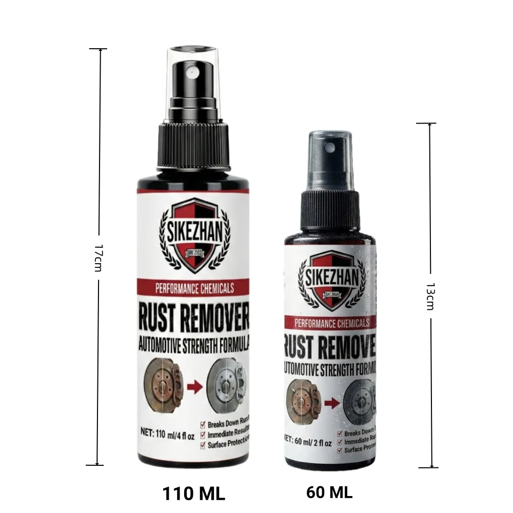 Powerful Car Rust Remover Spray Iron Dust Cleaning for Wheels & Metal Parts Auto Detail Rust Converter Kit with Sponge & Towel 6 image 6