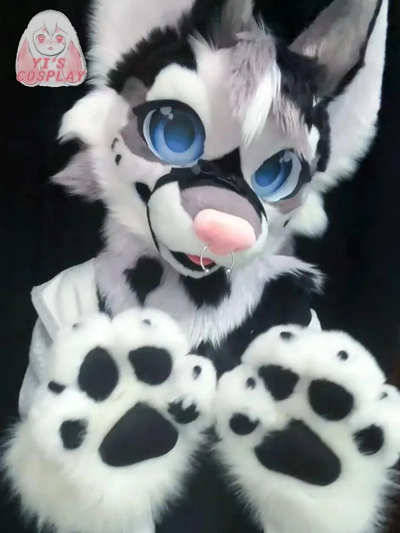 Kemono Fursuit Head Yis Cosplay Handcraft CustomizedHandmade Custom Fursuit head Furry Kigurumi Head Kemono Headsets Beast
