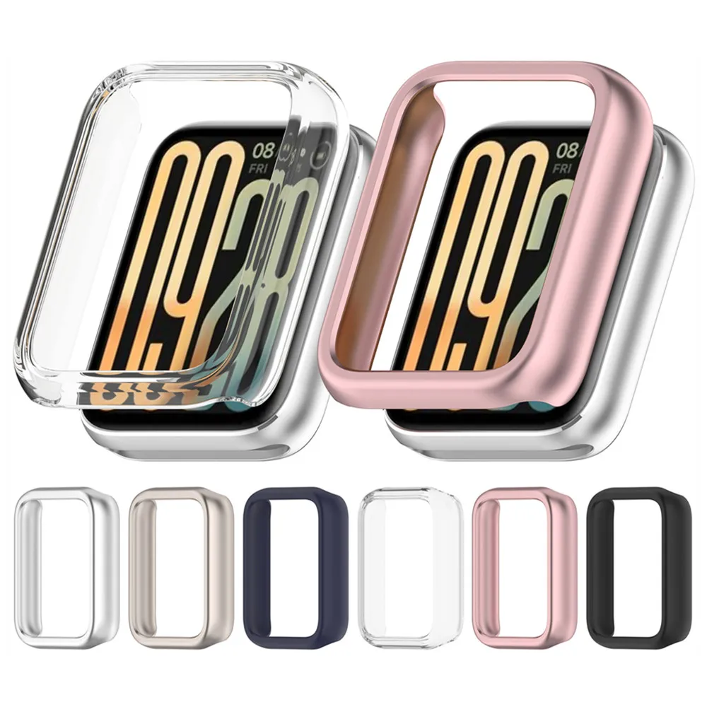 Case Cover For Xiaomi Band 9 pro Sport protective shell Frame High Quality PC Half package hollow out Slim Smart Watch Accessori