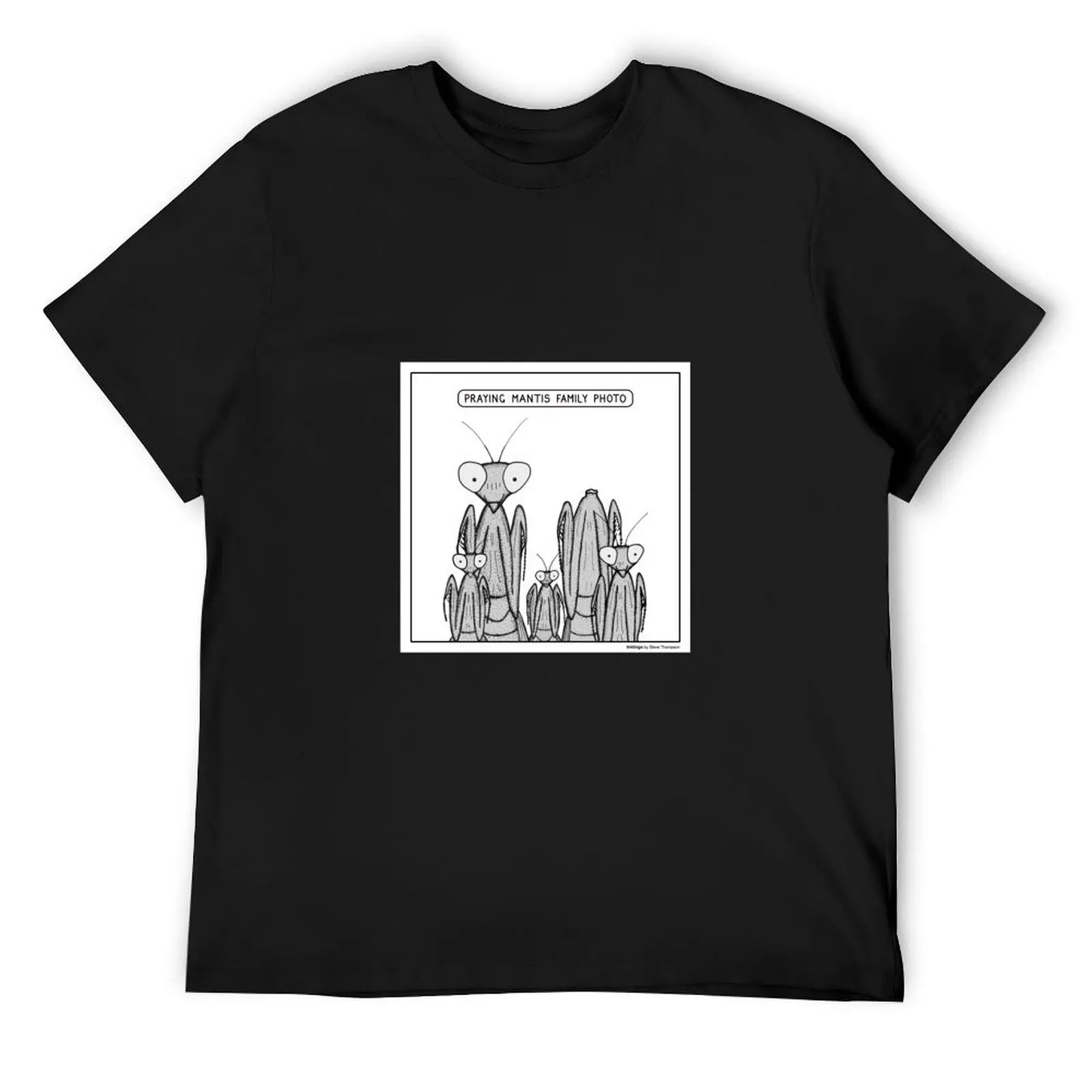 

Praying Mantis family photo T-Shirt Clothing anime tshirt funny gifts mens big and tall t shirts