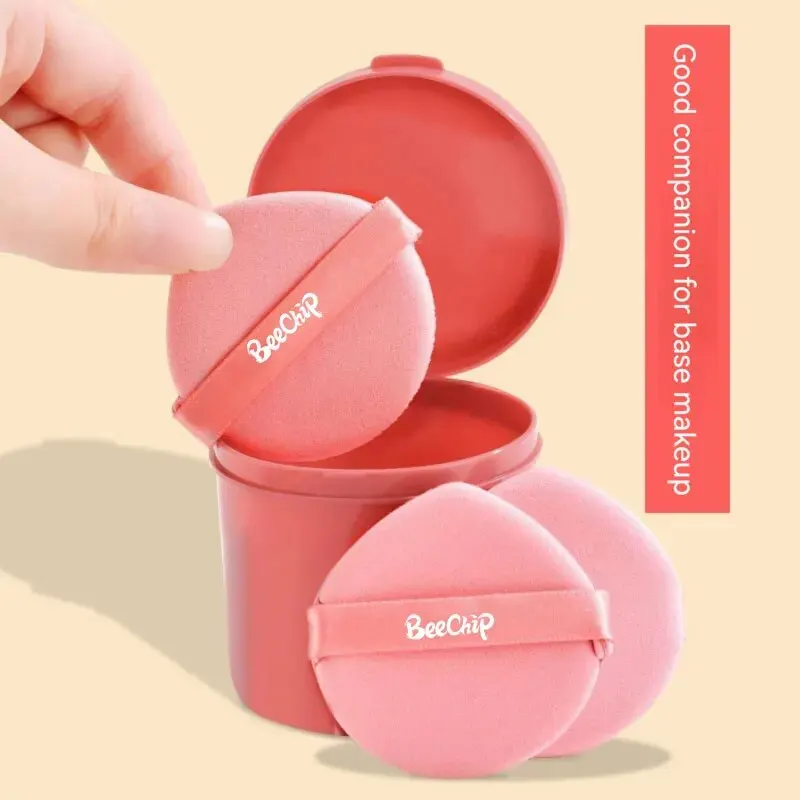 7PCS Powder Puff Prevents Bacteria Buildup Powder Puff Storage Box Evenly Applies Makeup Create A Flawless Makeup Look