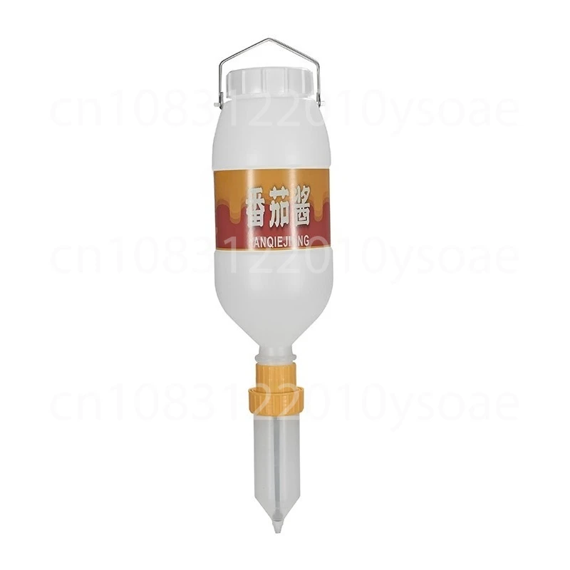 Large Capacity Hanging Sauce Bottle Large Diameter HaNging Sauce Bucket 2.5L Capacity HanginG Sauce Bottle HAnging Type