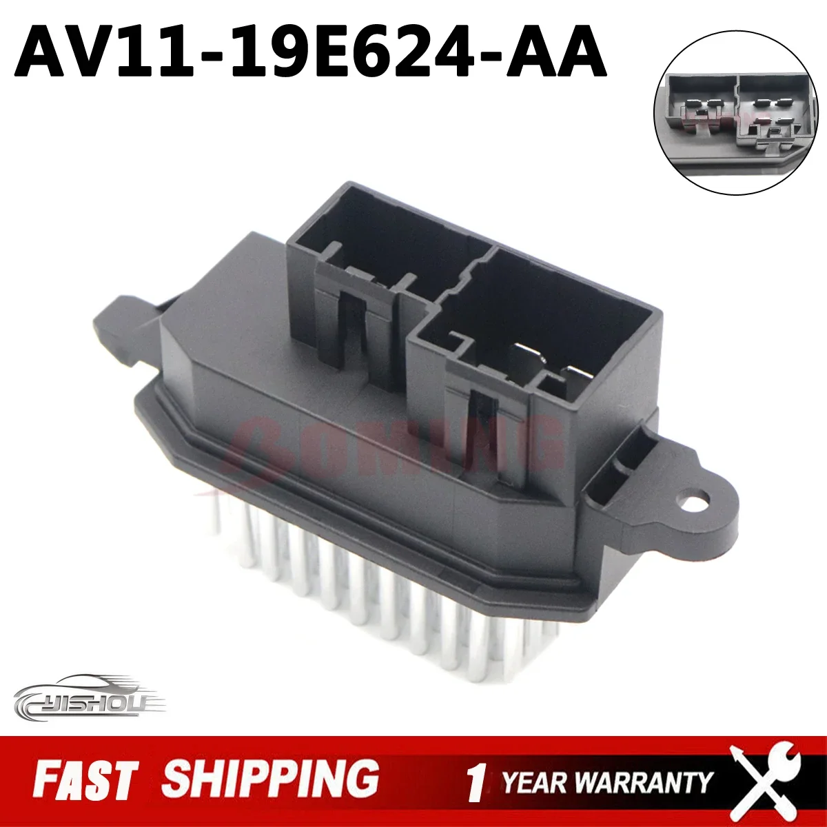 

Резистор нагревателя вентилятора для Ford Transit Wagon B-Max Ecosport Tourneo 1752060 158329 AV1119E624AA AV11-19E624-AA