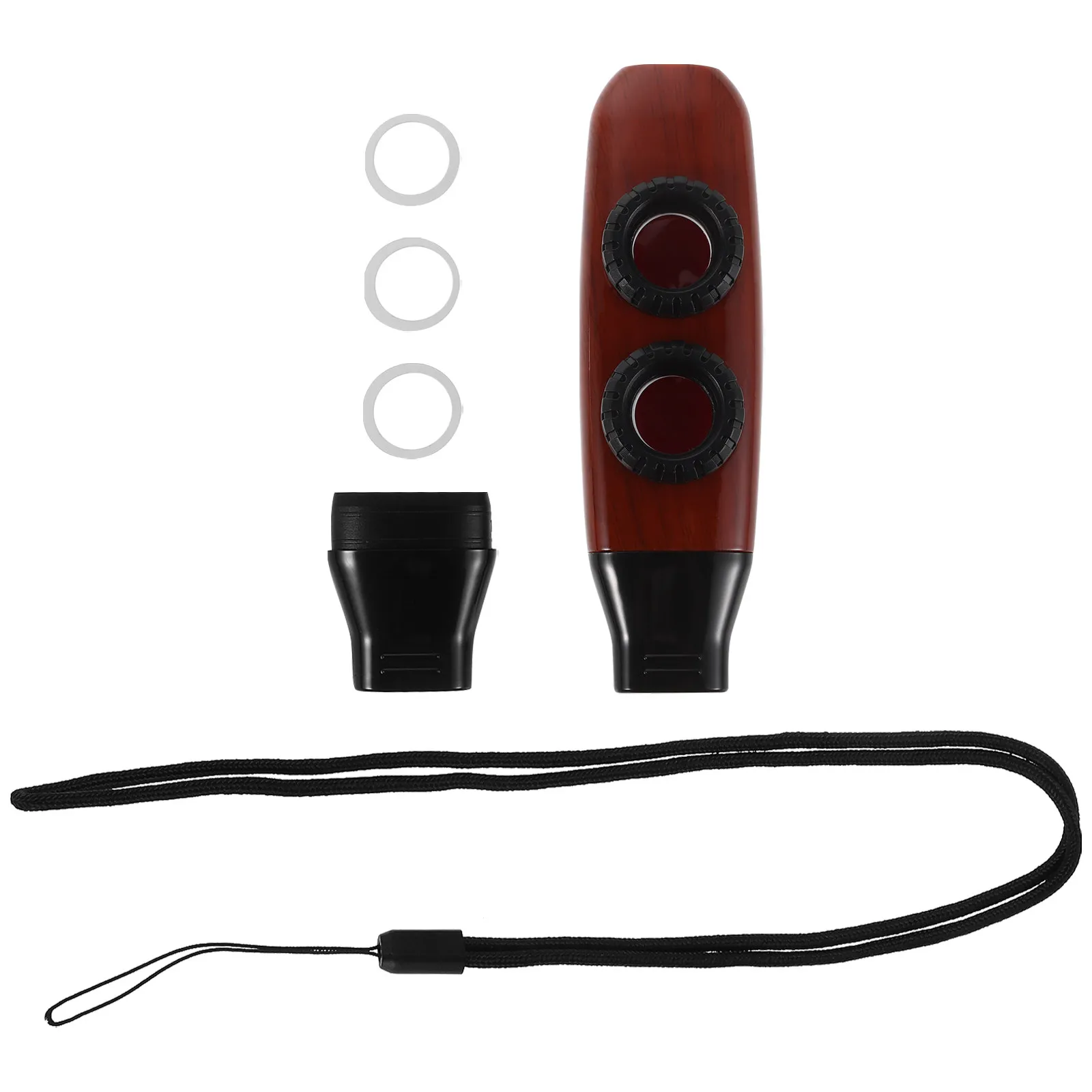 1Set Dual-Hole Kazoo Professional Performance Mini Instrument Portable Stage Musical Instrument Kids Small Guitar Accompany