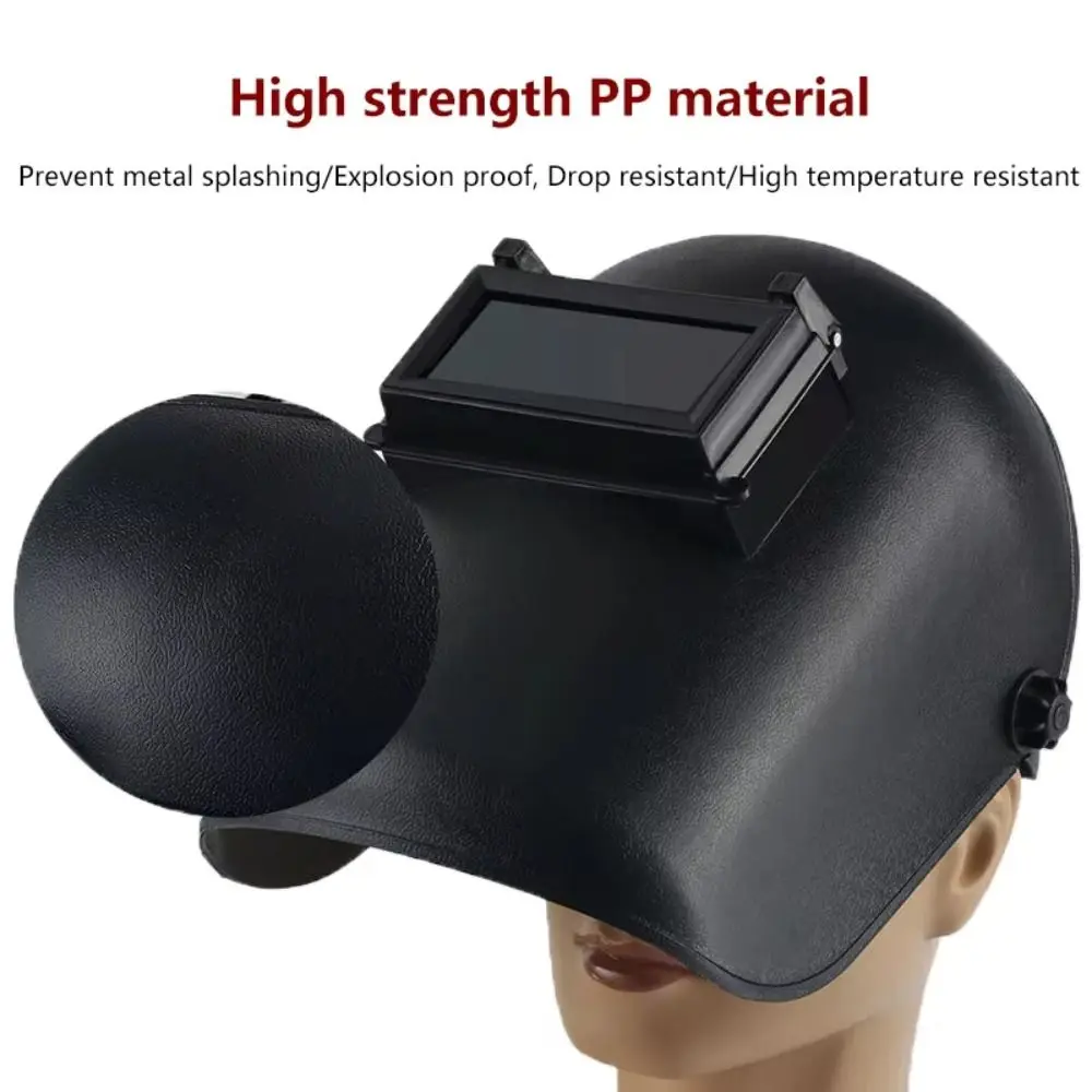 Portable Head-Mounted Electric Welding Mask Flip Cover Dust-Proof Protective Mask Lightweight Welding Mask