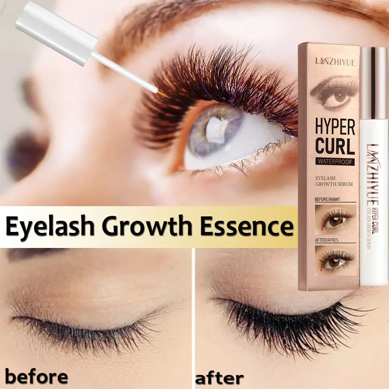 Nuevo suero natural para el crecimiento rápido de pestañas, potenciador puro de pestañas, tratamiento para pestañas más largas, más gruesas y rizadas, producto para el cuidado de los ojos, maquillaje