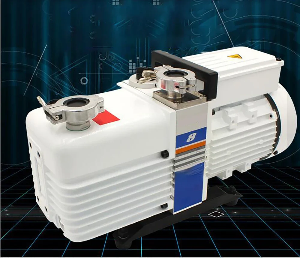 Industrial Vacuum Pump Two-Stage Rotary Vane Vacuum  Vrd-4-8-16 Mechanical  Electric