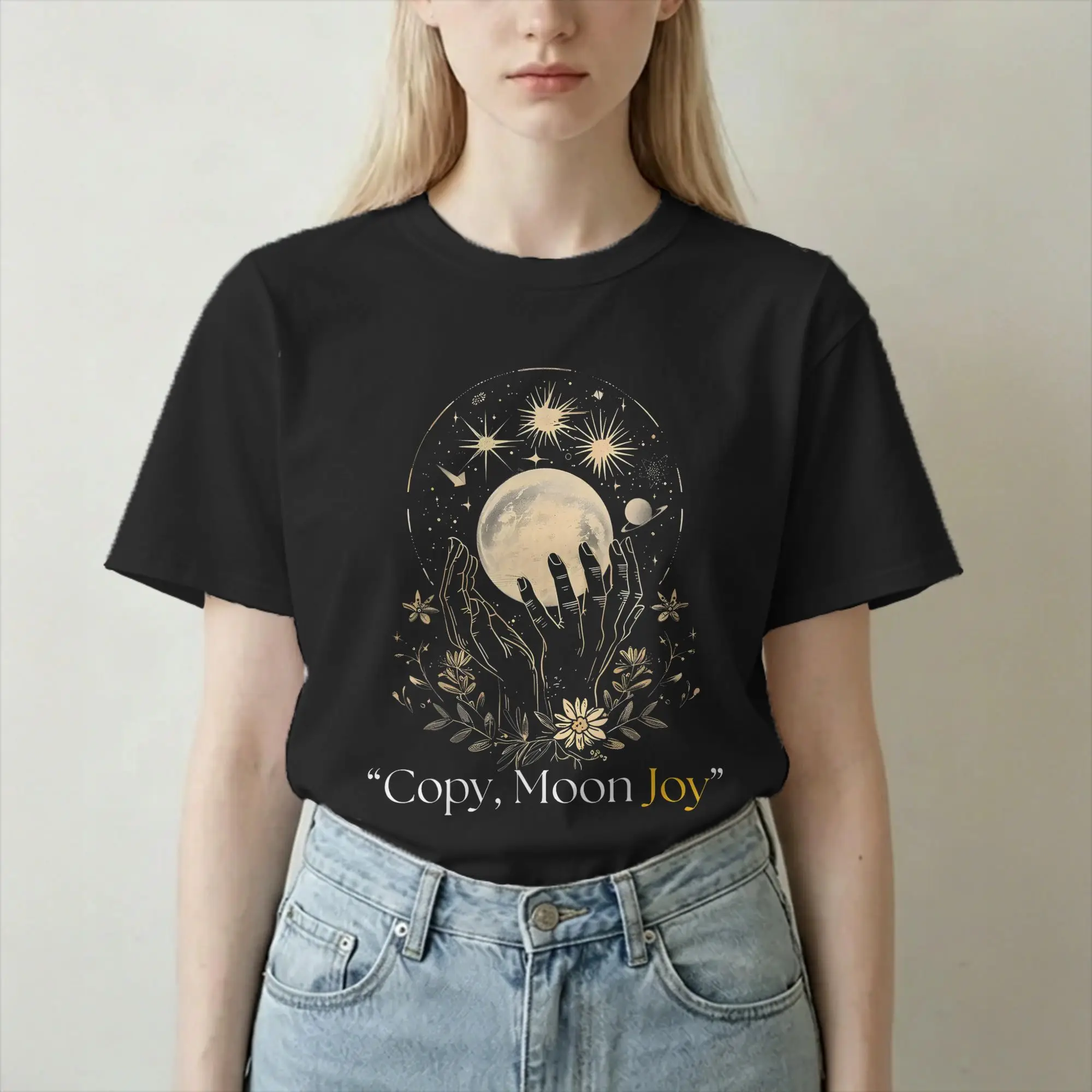Humorous Copy Moon Joy Artemis 2 T-Shirt for Men Women Crew Neck Cotton T Shirts  Short Sleeve Tee Shirt Adult Clothing