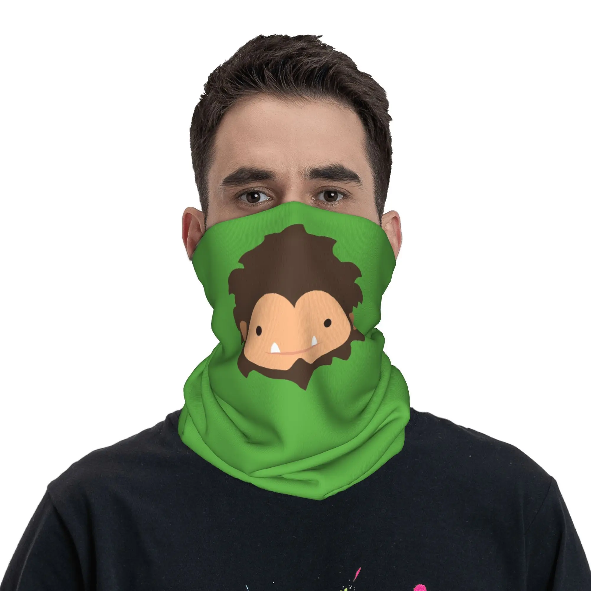 卑劣なサスカッチビッグヘッドバンダナネックカバープリントラップマスクスカーフ多機能帽子アウトドアスポーツ男性女性大人
