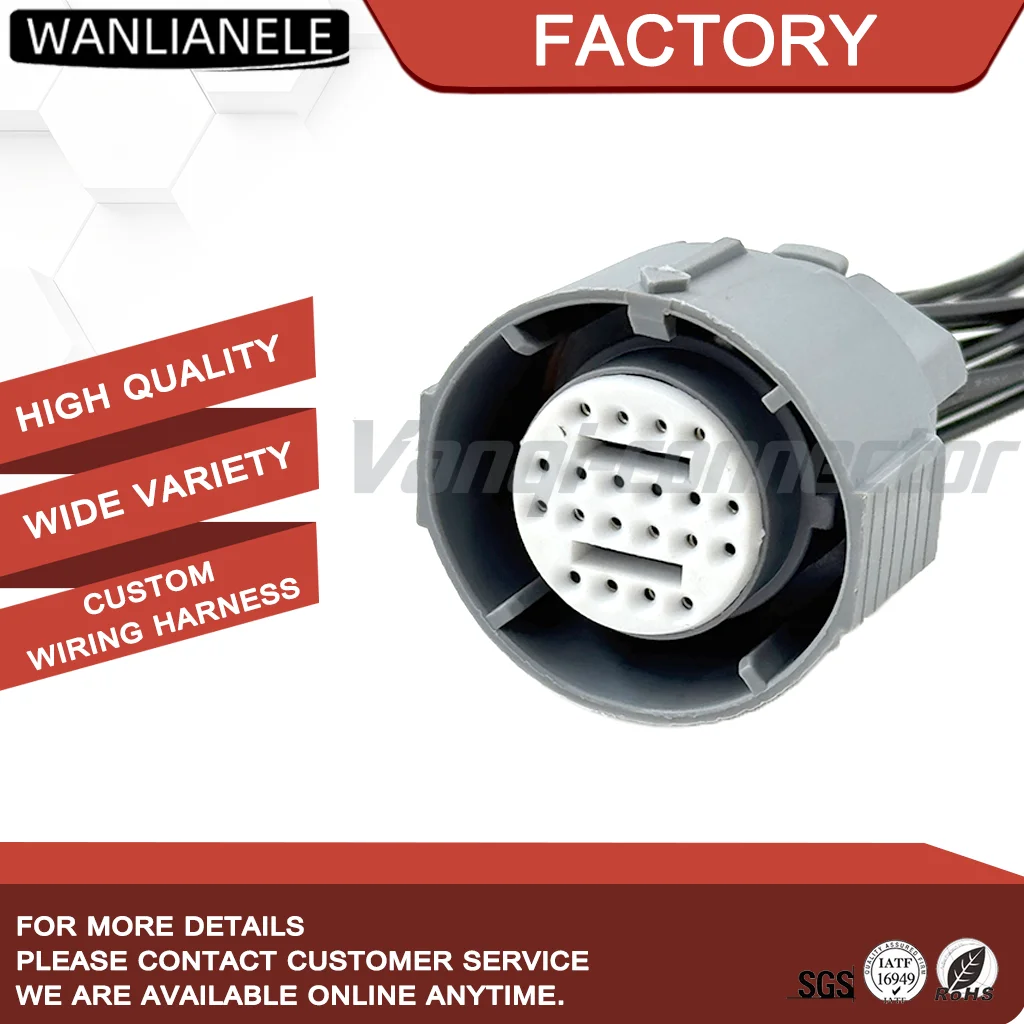 50set 13603422 14Pin Usable Sealed Female Connector Housing 1.0mm Terminal Auto Plug for Urea Pump