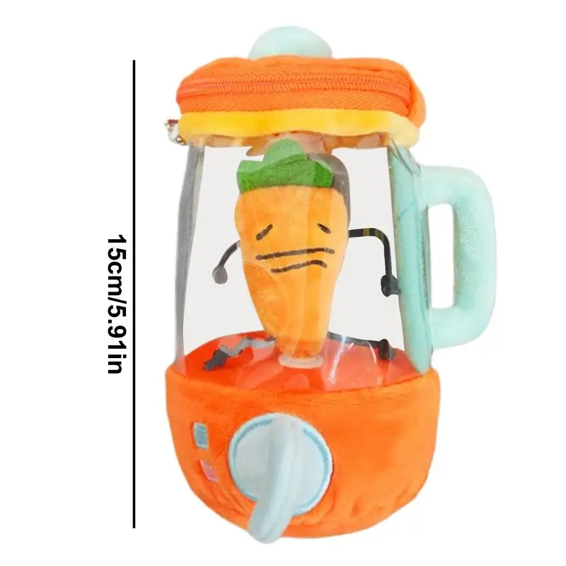 Boneka lembut boneka wortel Juicer boneka dekorasi wortel Juicer bentuk alat dekorasi untuk Tahun Baru Hari anak-anak Natal