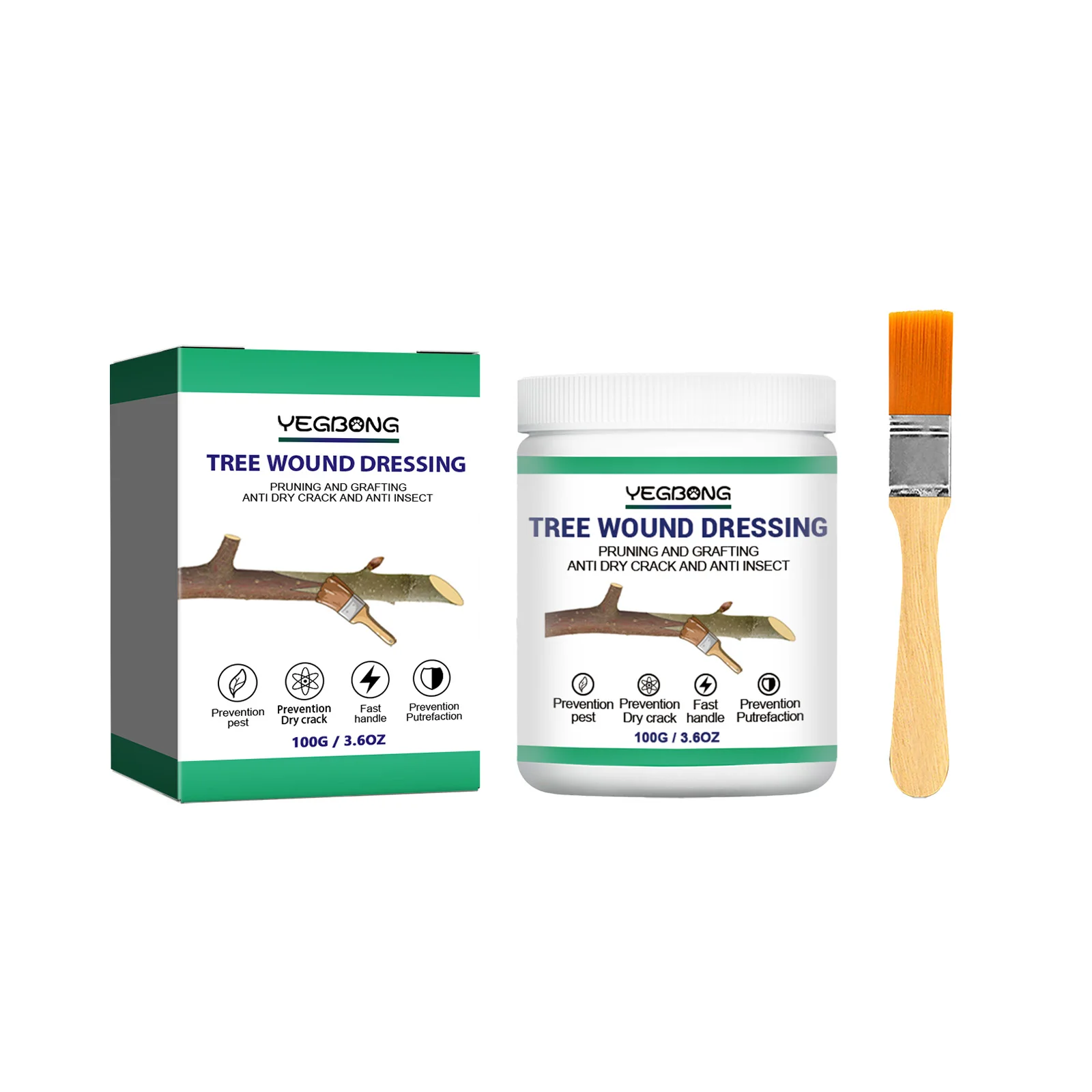 Tree Wound Dressing, Seed Fruit Tree Callus Supplement Root Plant Application Agent